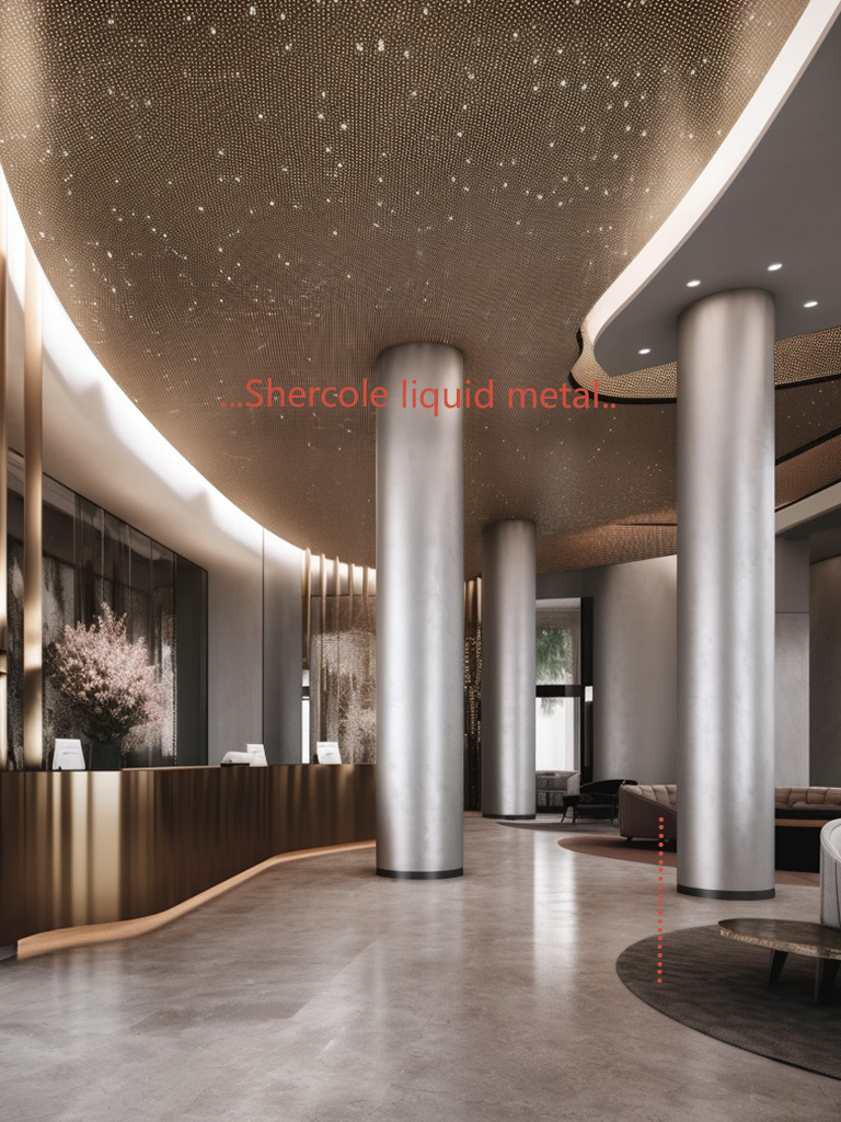 液态金属能应用到售楼部哪方面装饰？